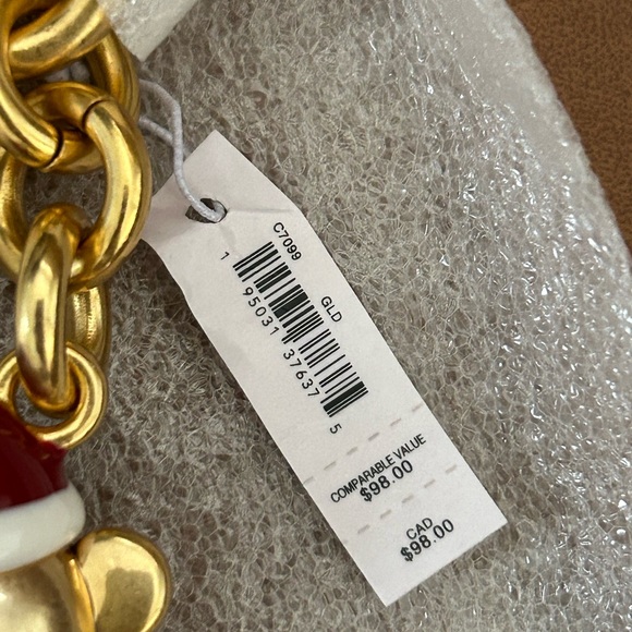 Coach Santa Bear Bag Charm - Picture 4 of 9